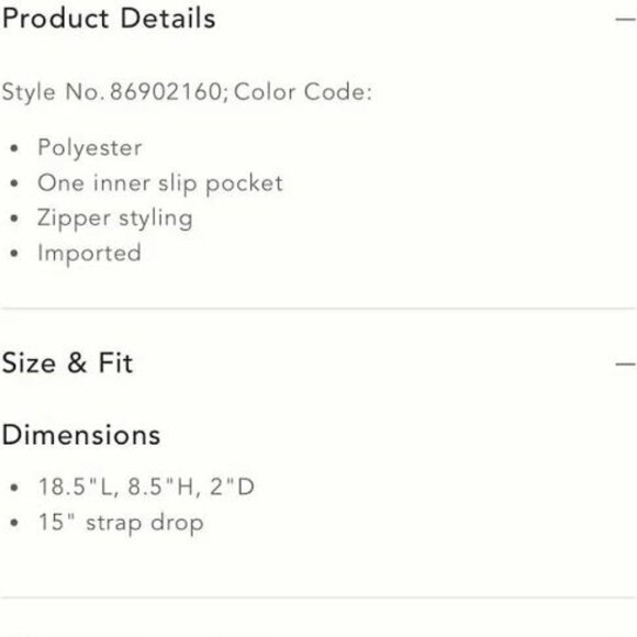 NWOT Anthropologie Puff Sling Bag - Picture 6 of 6